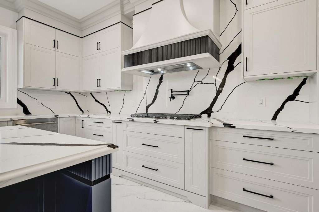 Explore stunning photos of a renovated luxury kitchen and dining room. Modern, trendy, exclusive, and amazing design await.