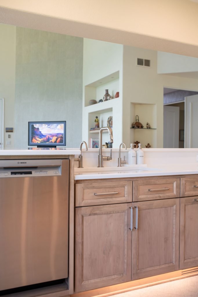 raised dishwasher